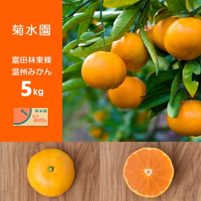 温州みかん 富田林市東條産5kg 【菊水園】 甘い美味しい みずみずしいと人気の柑橘です。