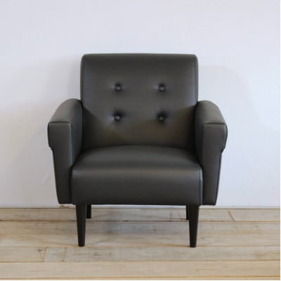 Marguerite Sofa 1人掛け (マーガレットソファ) プレザント　ブラック【SWOF】