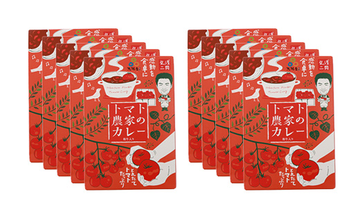 【大阪産】トマト農家のカレー10箱　簡単便利でとってもおいしいあると便利な一品/保存食にも便利