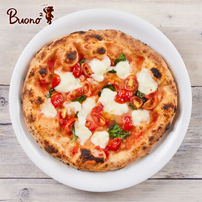 【2枚】古川農園のトマトと水牛モッツァレラチーズのマルゲリータDOC ピッツァ【配送不可地域：離島】