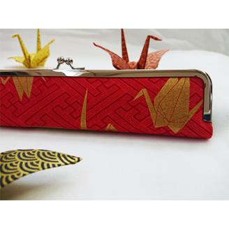 がまぐち扇子入れ(女性用サイズ) 