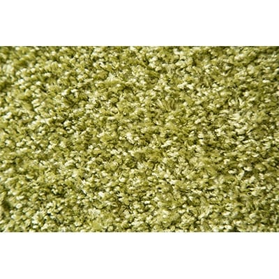 ナイロンラグ　colorシャギー　グリーン (長方形) 1本