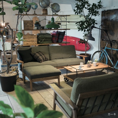 Orland Sofa 2.5人掛け (オーランドソファ) 倉敷帆布【SWOF】【配送不可地域：離島・沖縄県】