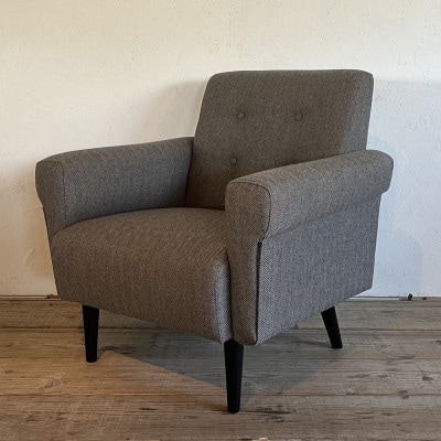 Marguerite Sofa 1人掛け (マーガレットソファ) ヘリンボーン グレー【SWOF】