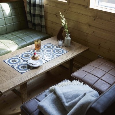 Majolica Tile Table【タイル色:ホワイト】【SWOF】