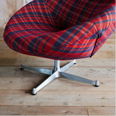 Space Chair 1人掛け(スペースチェア)ガルボ タータンレッド【SWOF】