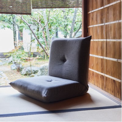 紫乃座椅子 つづり ブラウン 5段階リクライニング【KIOF】