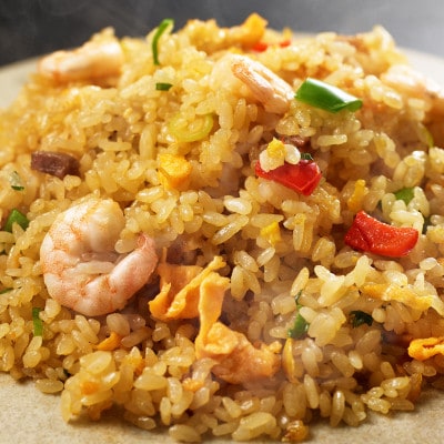 喜神菜館　鉄鍋直火中華　五目炒飯　8食入り(2食入×4袋)【配送不可地域：離島】