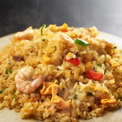 喜神菜館　鉄鍋直火中華　五目炒飯　16食入り(2食入×8袋)【配送不可地域：離島】