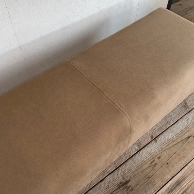150 Bench(150ベンチ)倉敷帆布 ベージュ BR鉛筆脚【SWOF】