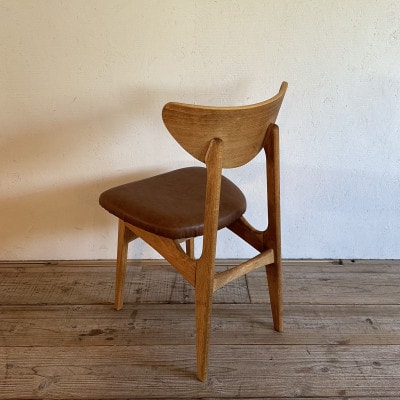 Karl Dining Chair ランド ライトブラウン ミディアムブラウンフレーム【SWOF】