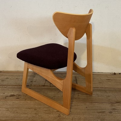 Lager Chair(ラガーチェア)NC パープル ナチュラルフレーム【SWOF】