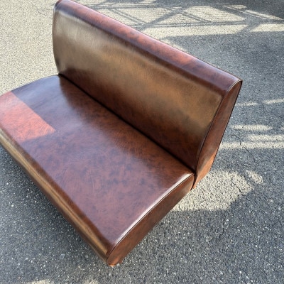 Cokes Sofa 2人掛け(コークスソファ)ビンテージ ダークブラウン【SWOF】