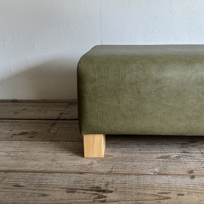 130 Bench(130ベンチ)ランド オリーブ NAベース脚【SWOF】