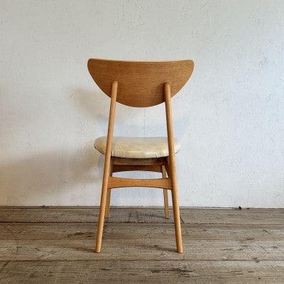 Karl Dining Chair ビンテージ アイボリー ナチュラルフレーム【SWOF】