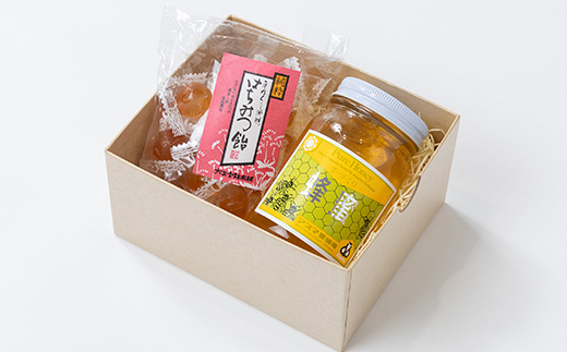 国産蜂蜜セット(れんげ蜜とはちみつキャンディ) はちみつと飴の詰合せ