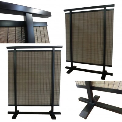 衝立 081 ダークブラウン パーティション