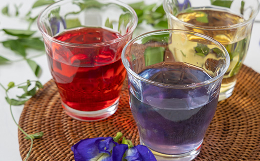 【3種】国産ハーブティーリラックスセット　栽培期間中、農薬・化学肥料不使用