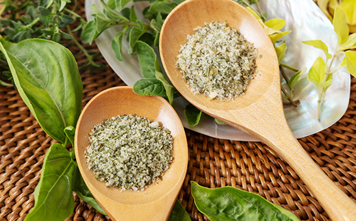 国産ハーブミックスソルト　バジルスペシャル、オレガノスペシャル