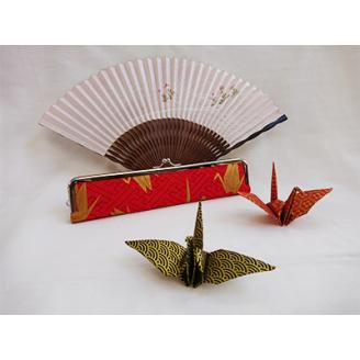 がまぐち扇子入れ(女性用サイズ) 