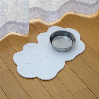 珪藻土では無い新素材　木材の様な新感覚　犬猫ペット用吸水プレート ダブルトレー