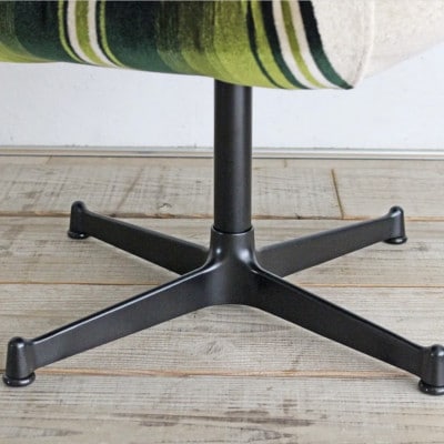 Cosmic Chair (コスミックチェア) ブラックX脚 グリーンストライプ【SWOF】