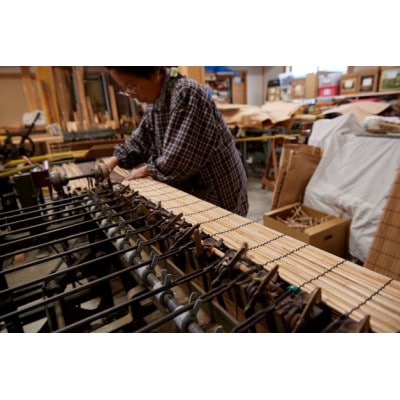 【大サイズ室外用】蒲芯簾　日除けすだれ和風(幅約95.5cm×丈約157cm)　1枚