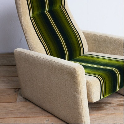 Bulb Chair(バルブチェア)グリーンストライプ【SWOF】