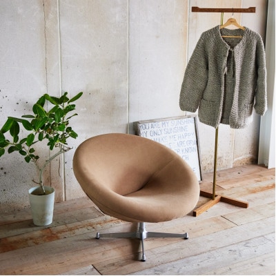 Space Chair 1人掛け(スペースチェア)倉敷帆布 ベージュ【SWOF】