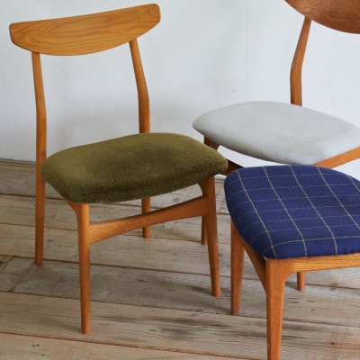 Cordial Dining Chair BRフレーム モケット クリンプオリーブ【SWOF】