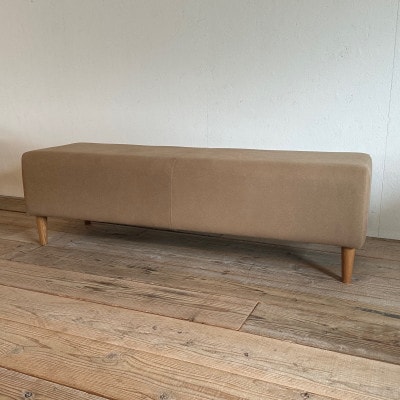 150 Bench(150ベンチ)倉敷帆布 ベージュ BR鉛筆脚【SWOF】