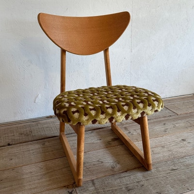 Lager Chair(ラガーチェア)モコ グリーン ミディアムブラウンフレーム【SWOF】