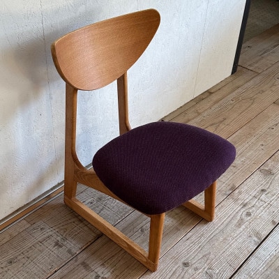 Lager Chair(ラガーチェア)NC パープル ミディアムブラウンフレーム【SWOF】