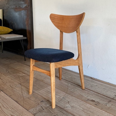 Karl Dining Chair 児島デニム ミディアムブラウンフレーム【SWOF】