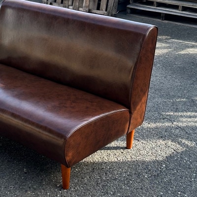 Cokes Sofa 2人掛け(コークスソファ)ビンテージ ダークブラウン【SWOF】