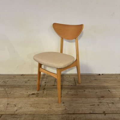 Karl Dining Chair NC アイボリー ナチュラルフレーム【SWOF】