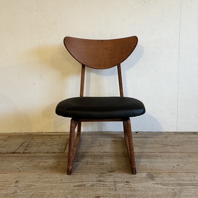 Lager Chair(ラガーチェア)プレザント ブラック ダークブラウンフレーム【SWOF】