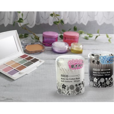 【富田林市産】nico soft メイク綿棒(100本入×60個セット)総本数6,000本入