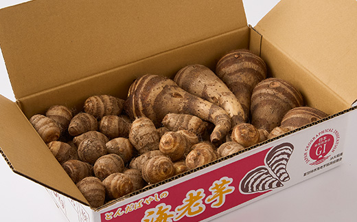 【GI認証取得】とんだばやしの海老芋　1箱(海老芋2kg・孫芋3kg)