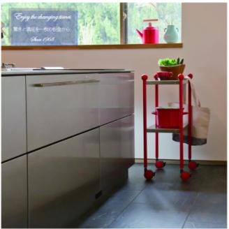 ステンレスワゴン・レッド