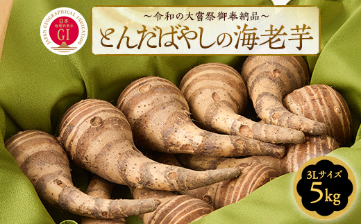 GIとんだばやしの海老芋　～令和の大嘗祭御奉納品～