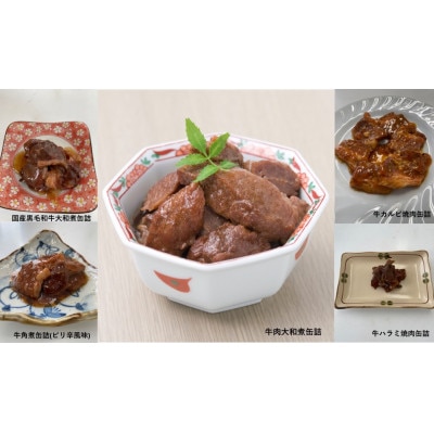 牛肉缶詰味くらべお楽しみセット(5種×各1缶)