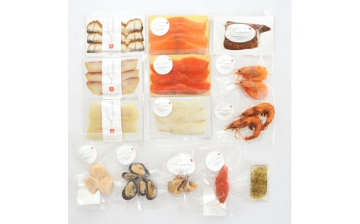 Kaoriのスモーク魚介13種セット×2セット (26パック)【Kaori-熏】燻製マイスターの技と味 海鮮おつまみ｜サーモン 紅鮭 かんぱち 真鯛 帆立 うなぎ カジキ さば 真つぶ貝 ムール貝 明太子 海老 エビ えび 海鮮 詰合せ 食べ比べ おつまみ おかず 小分け くんせい 燻製 ギフト 贈答 贈り物 プレゼント [0475]