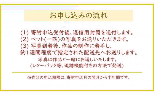 [笑顔文字作品]《オリジナル》お好きなペットの似顔絵 (一匹)｜オリジナル作品 絵葉書 葉書 はがき ハガキ 贈答用 贈り物 ギフト プチギフト プレゼント 結婚式 記念日 還暦祝い アート インテリア [0700]