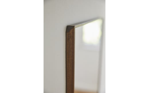 リフェクスミラー姿見 木製薄型フレーム the lake (フィルムミラー) ML-40140 (幅40.4cm×高さ141cm×厚み1.5cm)｜軽量 割れない 映りがキレイ 鏡 壁掛けミラー 壁付け インテリア [0707]