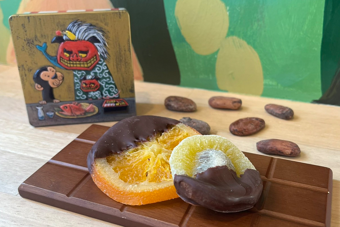 チョコレート専門店「サルくんの旅缶7缶セット」(絵本作家・谷口智則さんデザイン)｜スイーツ デザート 菓子 お菓子 洋菓子 贈り物 ギフト プチギフト プレゼント 手土産 おやつ 小分け 包装 パック [1191]