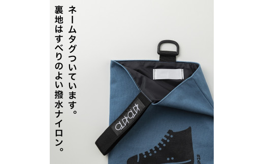 KITOKITO 帆布シューズバッグ【M／ピンク】｜上履き入れ 男の子 女の子 小学校 幼稚園 保育園 靴入れ 上履き袋 シューズ袋 靴袋 SBDM_SP [0556]