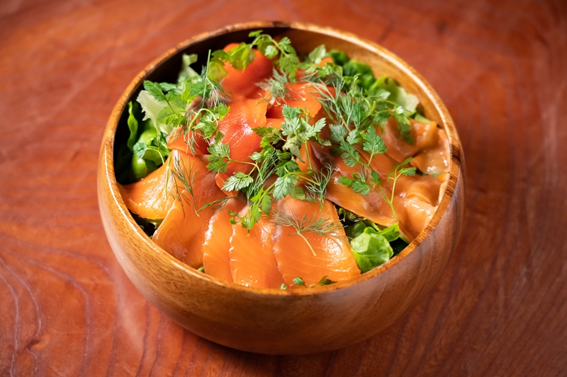 《スモークサーモン3種セット》計720g (紅鮭･トラウト･アトラン 各240g×3)【Kaori-薫】[1154]