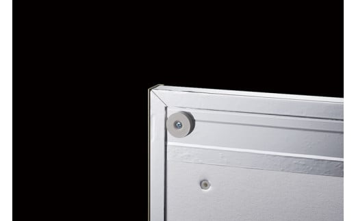 リフェクスミラーマグネットタイプ姿見 (フィルムミラー) RMM-2-SG (幅45cm×高さ120cm×厚み2cm [マグネット込み2.3cm])｜軽量 鏡 姿見 全身鏡 リフェクスミラー 貼り付け 磁石 防災 着付け 着替え ダンス ファッション 日本製 [0395]