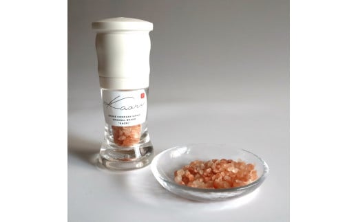 スモークソルト詰め替え用 (4パック) セラミック製ミル付【Kaori-熏】くん液不使用 無添加で作る燻製マイスターの技と味 燻製岩塩 結晶塩 [0541]